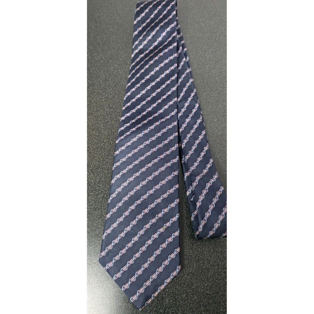 Christian Dior Cravates 100% Silk Geometric Print Men Neck Tie Career Business